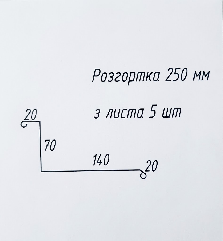 П-подібна планка розміри